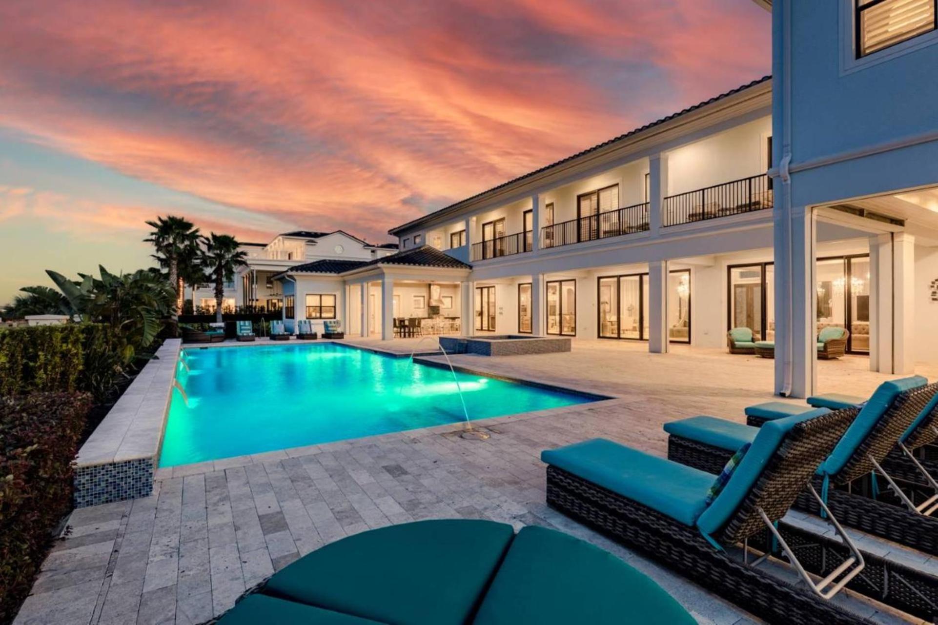 Beautiful 5 Star Mansion With Private Pool On The Prestigious Reunion Resort Orlando Mansion 6280 Kissimmee Bagian luar foto