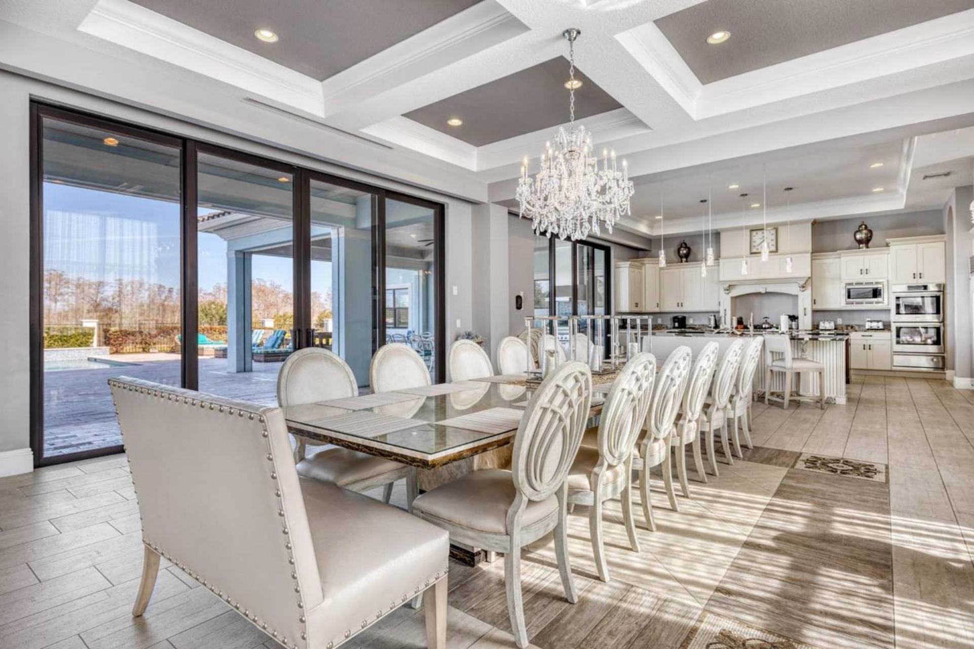 Beautiful 5 Star Mansion With Private Pool On The Prestigious Reunion Resort Orlando Mansion 6280 Kissimmee Bagian luar foto