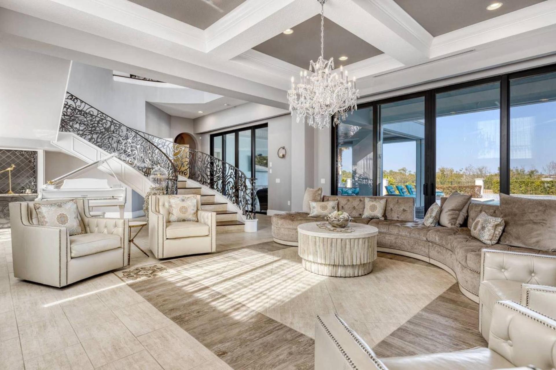 Beautiful 5 Star Mansion With Private Pool On The Prestigious Reunion Resort Orlando Mansion 6280 Kissimmee Bagian luar foto